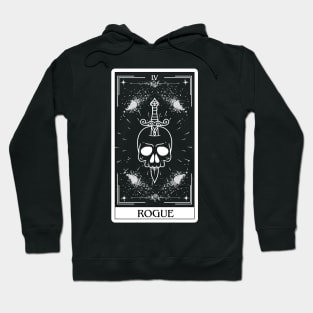 Rogue Tarot Card D&D Nat 20 Dungeons & Dragons Hoodie